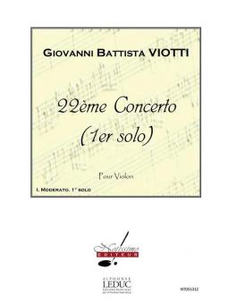 22eme Concerto, Moderato (Solo No. 1) 