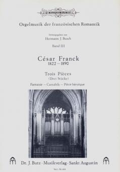 Orgelmusik der französischen Romantik 3: 3 Stücke 