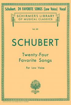 Twenty-Four Favorite Songs for Low Voice 