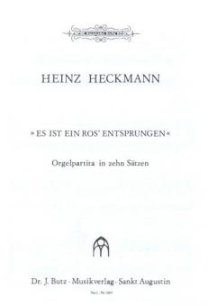 Partita über 'Es ist ein Ros entsprungen' 