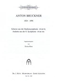 Andante aus der 0. Symphonie / Scherzo aus der Studiensymphonie 