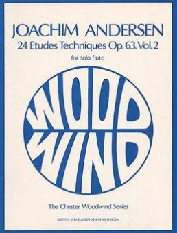 24 Etudes Techniques for Flute Op. 63 Book 2 