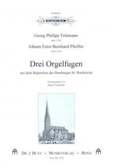 Drei Orgelfugen aus dem Repertoire der Hamburger St.Petri Kirche 
