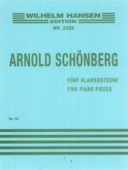 5 Klavierstück op. 23 