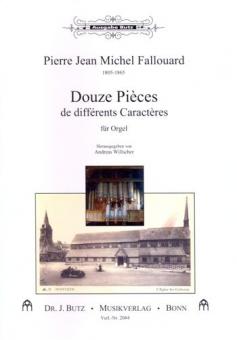 12 Pièces de différents caractères 
