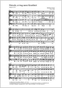 Fürwahr, er trug; Also hat Gott die Welt geliebt 