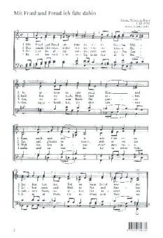 Mit Fried und Freud; Wie schön leuchtet 