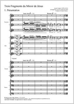 Trois Fragments du Miroir de Jésus 