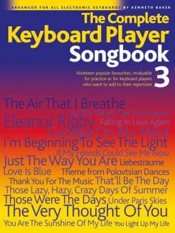 The Complete Keyboard Player: Songbook 3 