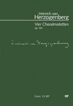 Herzogenberg: Vier Choralmotetten op. 102 Standard