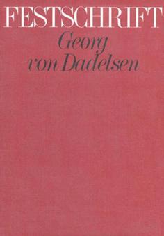 Georg von Dadelsen zum 60. Geburtstag 