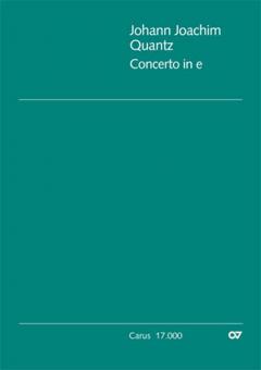 Concerto per Flauto in e-Moll QV5:116 