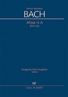 Missa in A-Dur BWV 234 