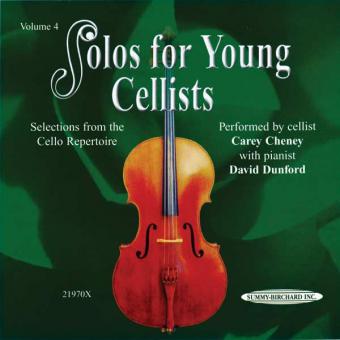 Solos For Young Cellists CD Vol. 4 