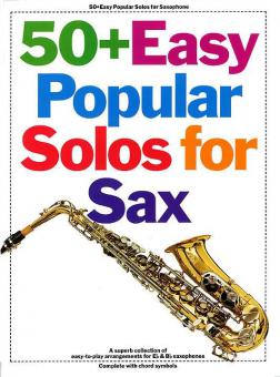50+ Easy Popular Solos for Saxophone 