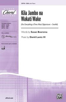 Kila Jambo na Wakati Wake Standard