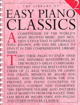 Library Of Easy Piano Classics 2 