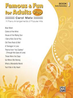Famous & Fun for Adults: Pop, Book 1 