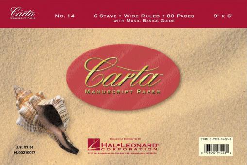 No. 14 - Carta Manuscript Paper 