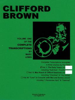 Clifford Brown Transcriptions Vol. 1 