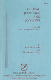 Choral Questions And Answers Vol. 4 