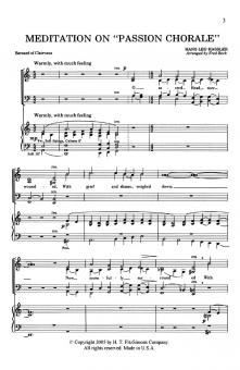 Meditation On Passion Chorale 