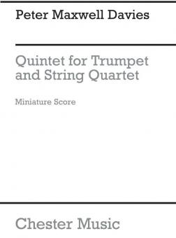 Quintet For Trumpet And String Quartet (Miniature Score) 