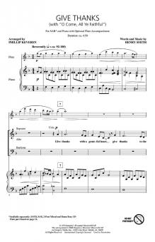 Give Thanks (With O Come Let Us Adore Him) 