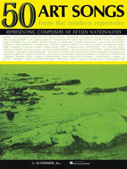 50 Art Songs from The Modern Repertoire 