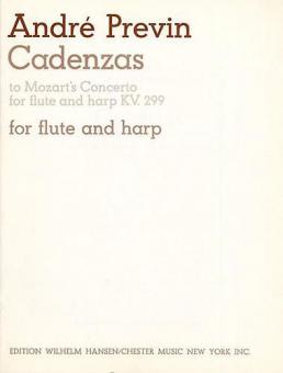 Cadenzas to Mozart's Concerto for Flute and Harp KV299 