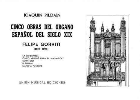 Cinco Obras Del Organo Espagnol 