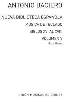 Varios Nueva Biblioteca Espanola De Musica De Teclado Vol.5 
