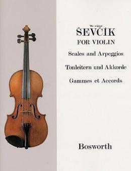 Sevcik Violin Studies: Scales and Arpeggios 