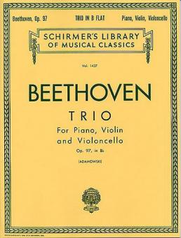 Piano Trio In B Flat 'Archduke' Op. 97 