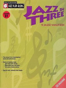 Jazz Play-Along Vol.31:Jazz In Three (European Version) 