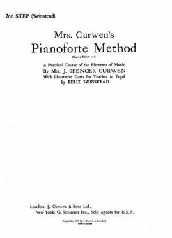 Mrs Curwen's Pianoforte Method 2nd Step (Swinstead) 