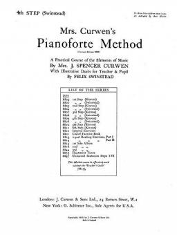Mrs Curwen's Pianoforte Method 4th Step (Swinstead) 