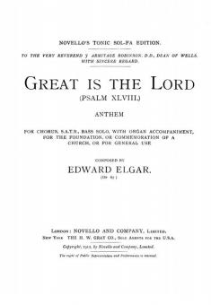 Great Is The Lord 