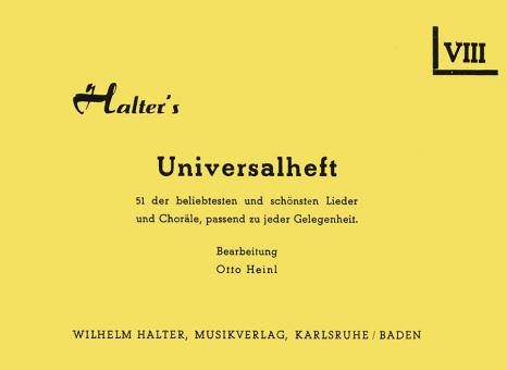 Universalheft für Quartette und Quintette 