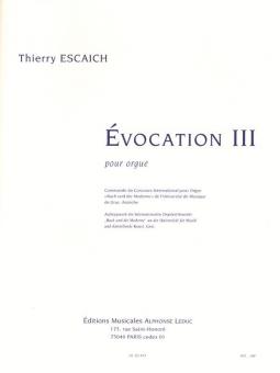 Évocation III pour Grand Orgue 