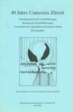 40 Jahre Camerata Zürich 