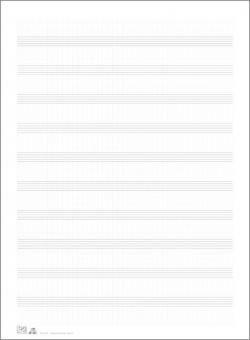 Notenpapier Siestrop 