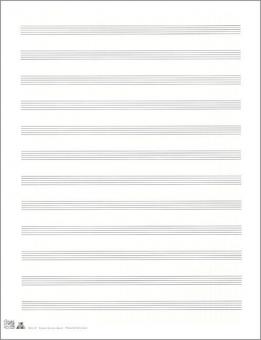 Notenpapier Siestrop 