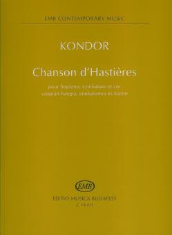 Chansons d'Hastieres pour Soprano, cymbalum et cor 