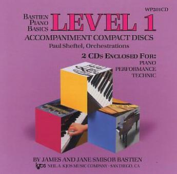 Bastien Piano Basics Level 1: Accompaniment 2 CDs 