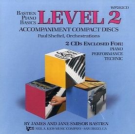 Bastien Piano Basics Level 2: Accompaniment 2 CDs 
