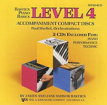 Bastien Piano Basics Level 4: Accompaniment 2 CDs 