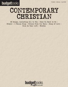 Budgetbooks: Contemporary Christian 