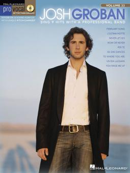 Pro Vocal Vol. 33: Josh Groban (Men's Edition) 