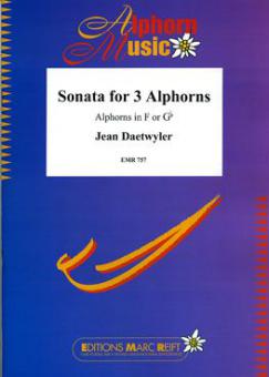 Sonata For 3 Alphorns Standard